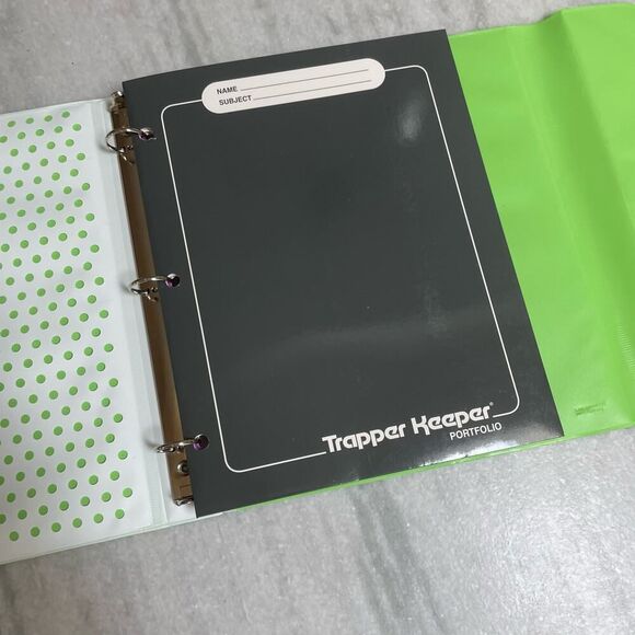 Mead Trapper Keeper Binder, 1" Round Rings, Cheetah - Picture 8 of 9